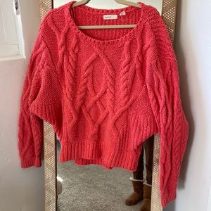 Chenille dolman sleeve Anthropologie sweater
